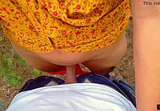 Public pickup leads to outdoor encounter with milf