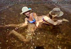 Mature Woman in Bikini at Beach