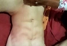 Horny Gay Guy Strokes His Hard Cock