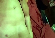 Horny Gay Guy Strokes His Hard Cock