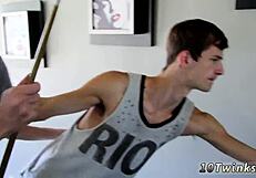 wanna see that boy's first blowjob and facial? anal action too!