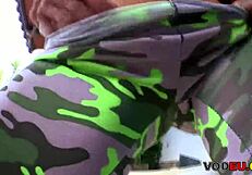 Blonde Mature MILF in Stockings Gets Analized Outdoors with Toys and Doggystyle