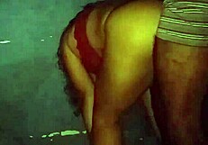 Friend's stepmother sucks my cock and balls eagerly while I watch