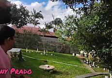 Renting House Leads to Owners' Pleasure While Husband Watches