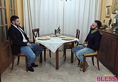 Family meal turns into an unexpected sharing moment