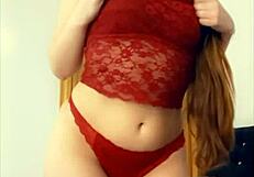 Watch me orgasm in lingerie while masturbating nude!