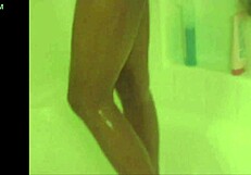 Sweetcandi4u teases her wet panties on webcam, revealing her ebony ass in a ghetto setting with sensual touches