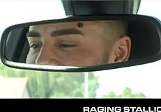 ragingstallion gay hunks fuck in ride share pickup
