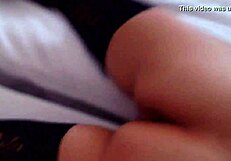 Bound German Babe in Black Opaque Stockings. Doggy Style Fun with Gas Masks and Bondage.