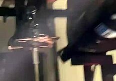 feeling the rubber dildo stretch my asshole intensely