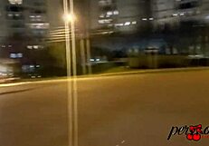 Brazilian Woman Exposes Breasts Outside Car in Porto Alegre Public