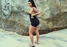 Amanda Souza's First Nudist Beach Experience In Rio De Janeiro Brazil With African Brazilian Vibes