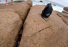 Ines Ventura and Joy Cardozo Share Steamy Outdoor Orgy on Galheta Beach