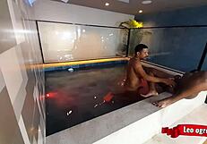 I took my friend's wife to the hotel for the first time