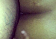 Wet Creamy Ebony BBW Takes Anal Pounding