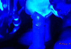 sexy couple dives into hard pillow foreplay