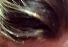 Ashley giving me a blowjob