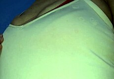 modeling my ex's intimate clothing in a casual setting