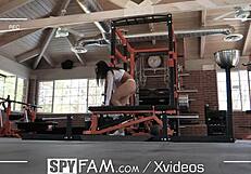 big booty secretary sandra w gets ass packed doggy style