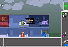Big tits and cock in a furry hentai game