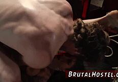 Why are these excited young 18+ tourists worshipping felicity feline's feet as sex slaves?