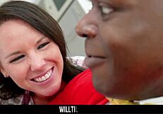 Big tit MILF Riley Jacobs craves neighbors' BBC jizz loads