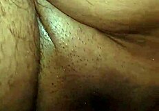 This latina with a big ass in black thong sucks and gets cum on her face