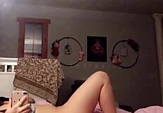 Mikkaloca de caliente: latina babysitter masturbates her hairy beaver