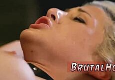Teen Blonde Ultra-Cutie Dominates in Reality BDSM Hardcore