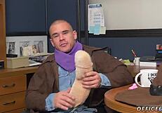 straight male masturbation with hot nude panties in gay movie