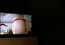 They bent over the teen brunette milf outdoors, rough fucking while watching their homemade sex tape.