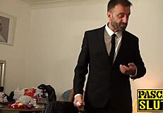 Horny Slut Chanel Bound In Doggystyle Bondage Cumshot