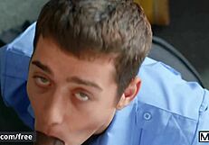 Adrian Hart Tricks Joey Mills with Cock at Doctor's Office