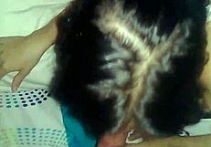 young teen sucking cock while teasing pussy suggestively