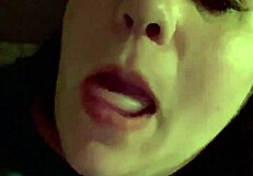 my first lesbian experience with a horny milf wife smoking and kissing