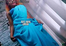 Sexy Sheron in saree feels deep blowjob and intense pussy fucking