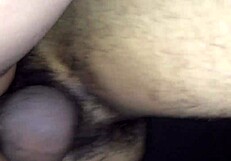 The fat BBW gets a creampie after intense fucking, leaving her completely filled