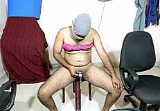 want to see cock punished in garage fetish?