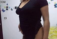 mexican babe cheats on boyfriend via webcam