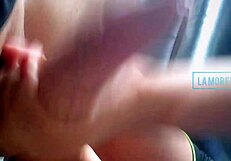 amazing petite girl turns massage into masturbation session