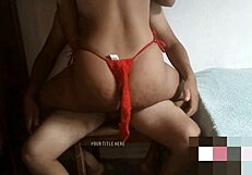 Indian brunette rides cock in homemade cowgirl close-up