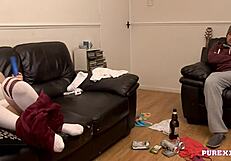 【素人】舞30代セックス大好きパイパン主婦。祝100発目、祝１００万再生突破。生々しいリアルな不倫中出しセックスをアップしました！これからも末永く応援ヨロシクお願いします！