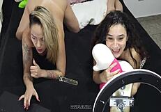 Teen Webcam Showdown: Loura vs Morena in Hot CoupleLuna Action on XvideosRed?