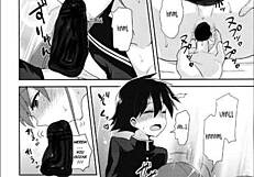 My well-endowed girlfriend dominates in this futanari doujin dub