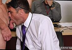 Old gay man surprises straight teen with big birthday sex