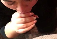 Basement Blowjob Turns Wild with Big Black Cock Action