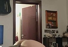 Bitch Sissy Slut Loves Deep Anal Machine Dildo Training with Shemale