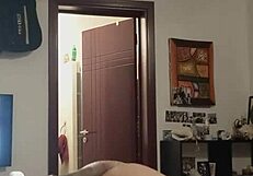 Shemale slut learns sex with an anal machine dildo