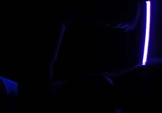 Carrie B's Blacklight Sex Left 2: Small Tits Fetish Fun!