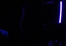 Carrie B's Blacklight Sex Left 2: Small Tits Fetish Fun!